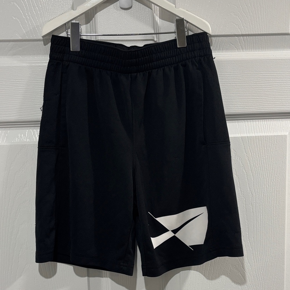 Kid’s  Black Dri Fit Athletic Shorts